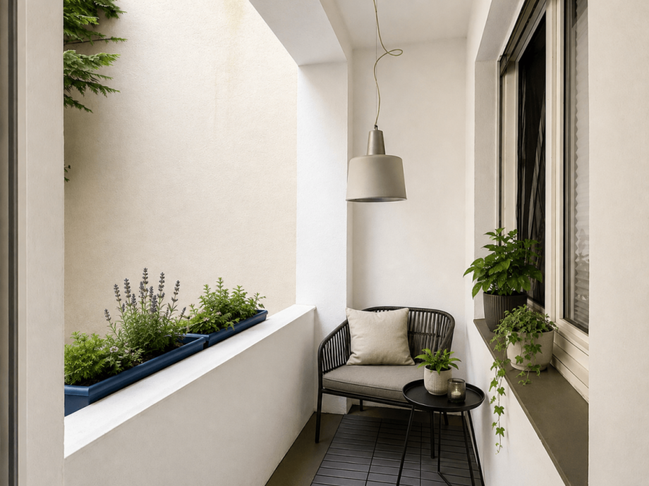 Loggia (virtuell mort) Wohnung D�sseldorf