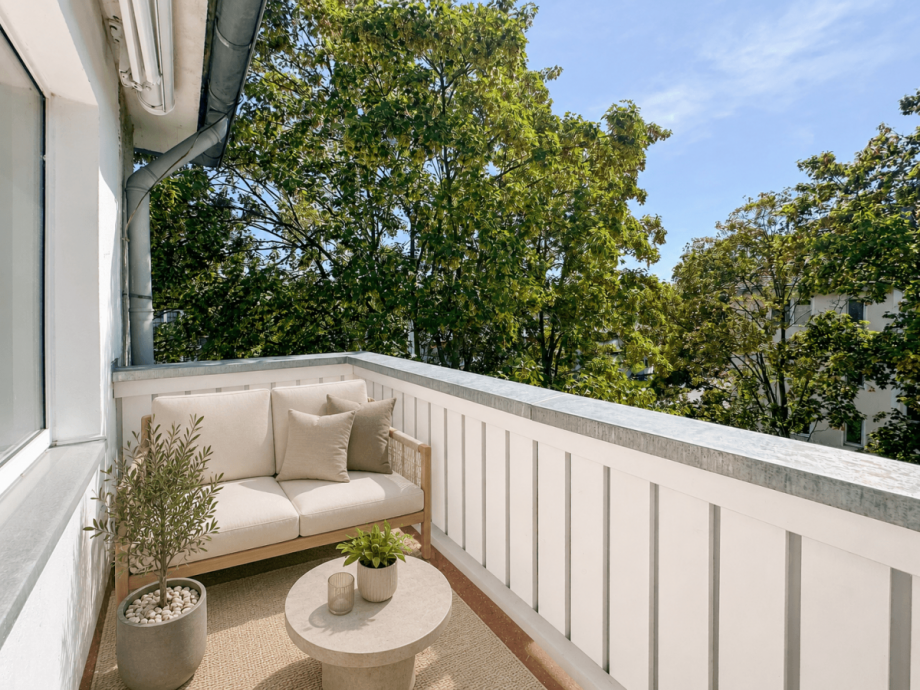 Balkon (virtuell mort) Etagenwohnung D�sseldorf