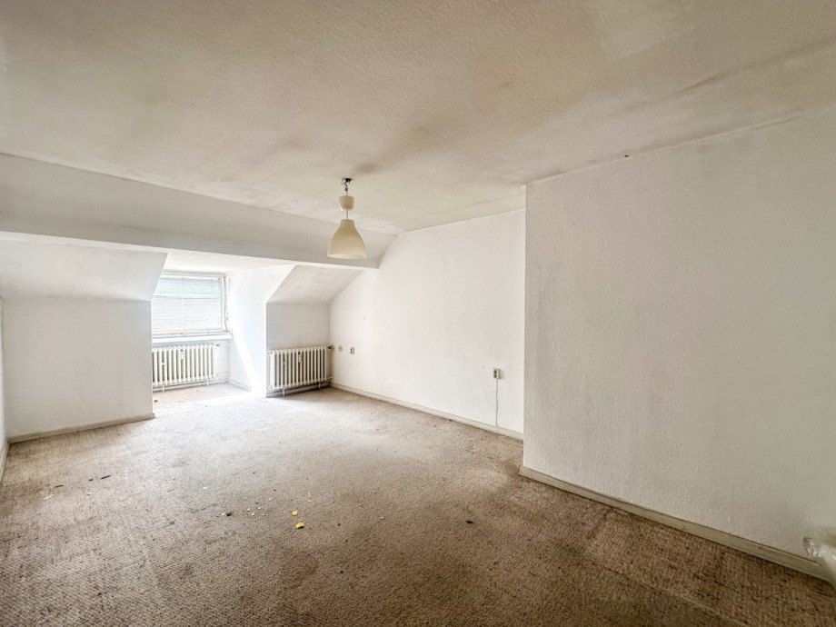 Wohnzimmer Dachgeschosswohnung D�sseldorf