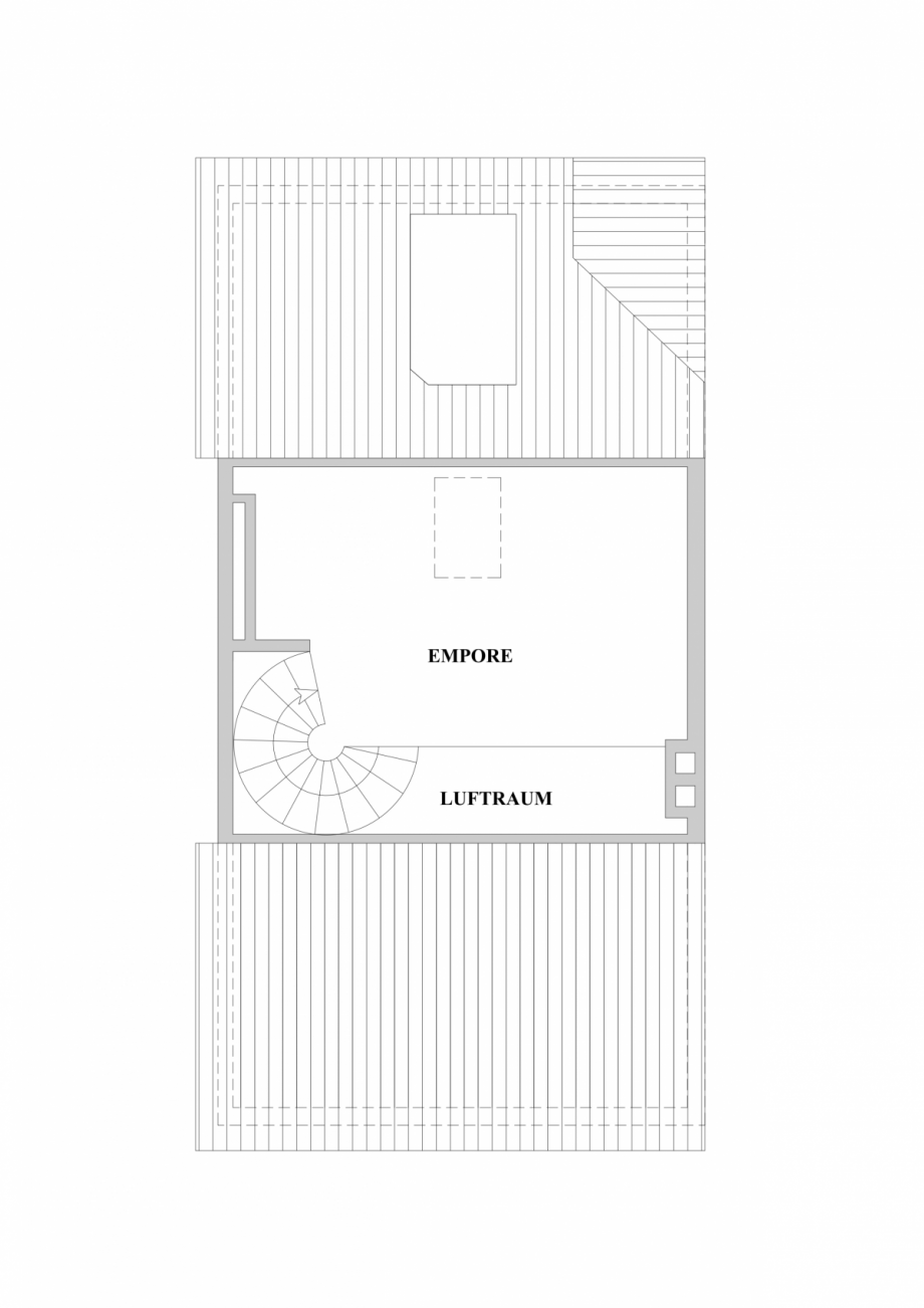 Grundriss Empore Maisonettewohnung D�sseldorf
