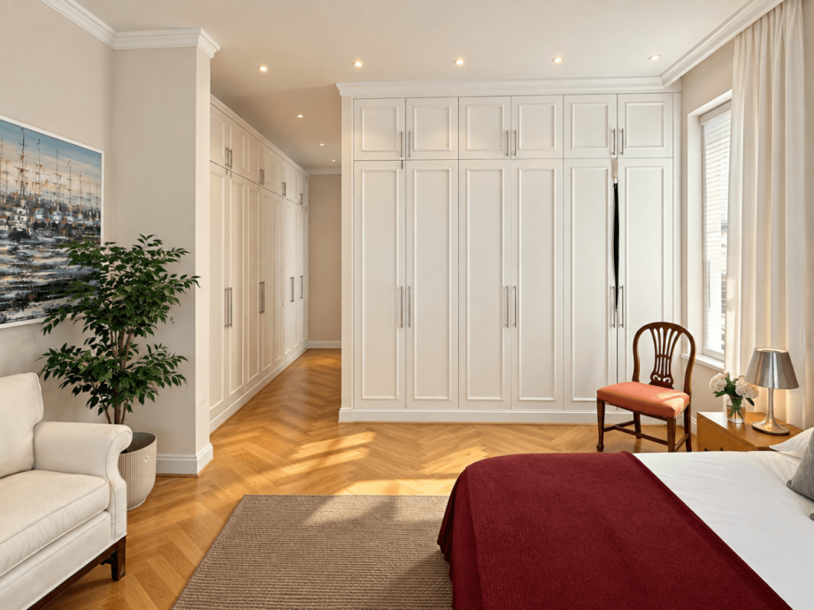Schlafzimmer mit Ankleide Wohnung D�sseldorf