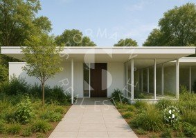 Hauptbild iconic green - Ikonischer Bungalow in bester Lage D�sseldorfs