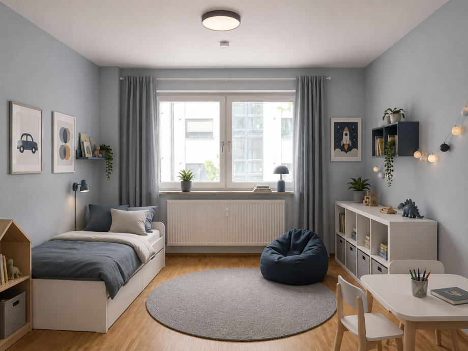 Kinderzimmer Etagenwohnung D�sseldorf
