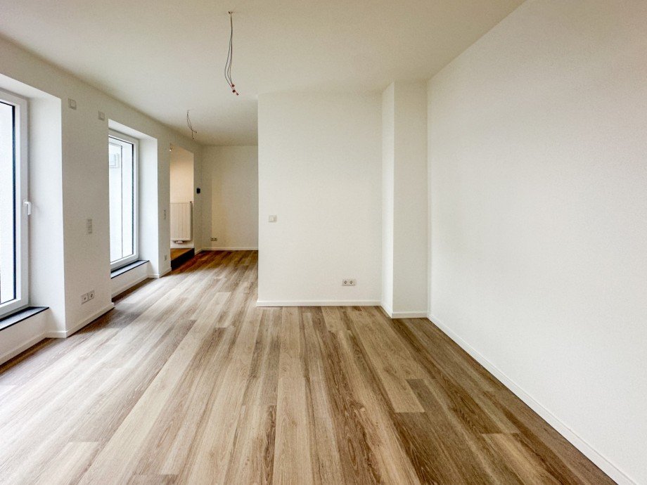 Offener Wohn- und Schlafbereich Terrassenwohnung D�sseldorf