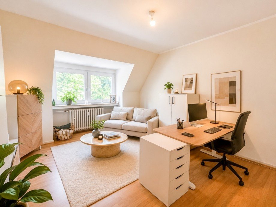 Arbeitszimmer Etagenwohnung D�sseldorf