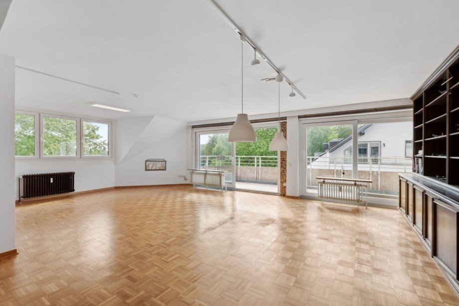 Wohnzimmer Maisonettewohnung D�sseldorf