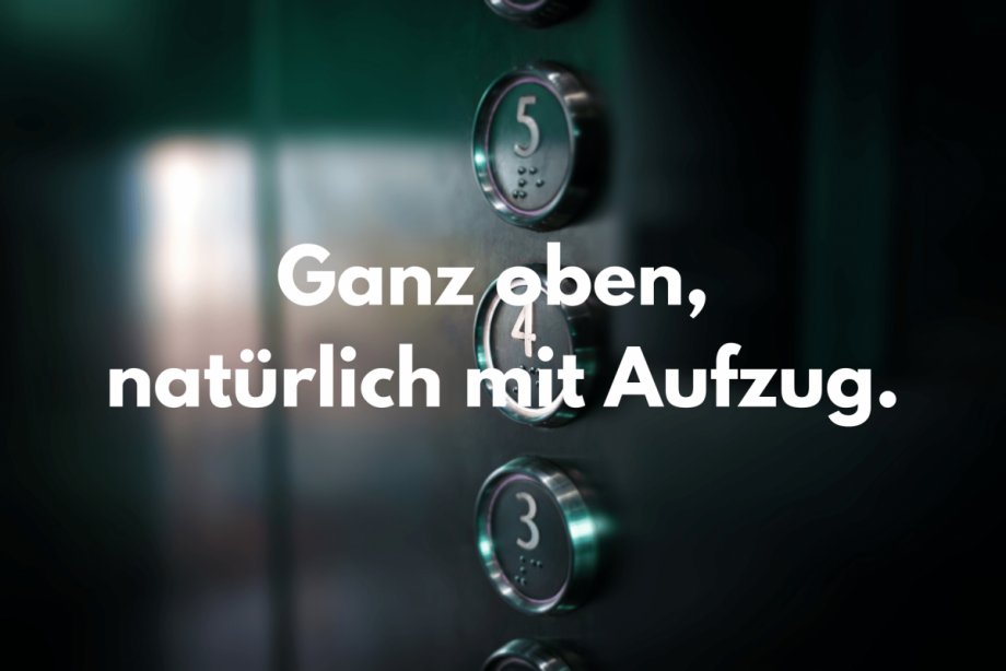 Aufzug Penthousewohnung D�sseldorf