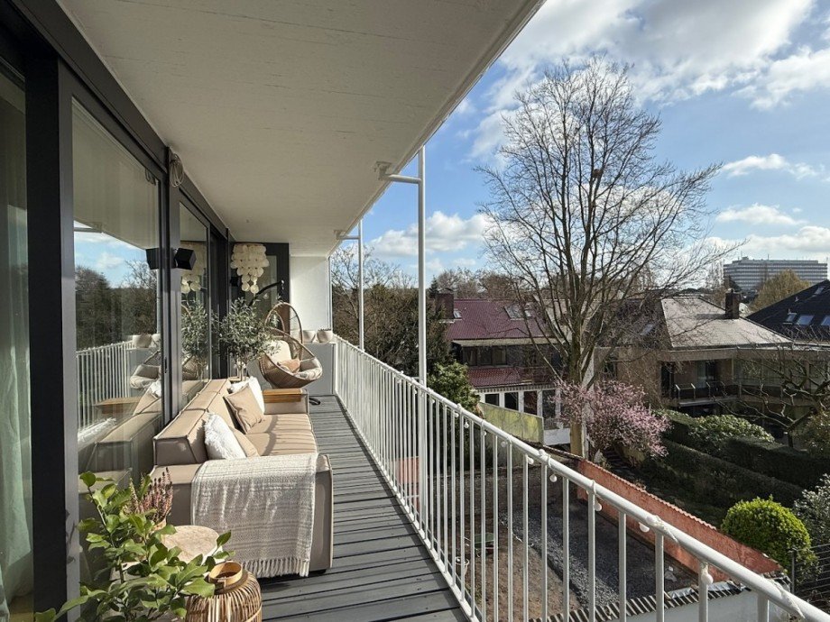 Sonnenbalkon Etagenwohnung D�sseldorf