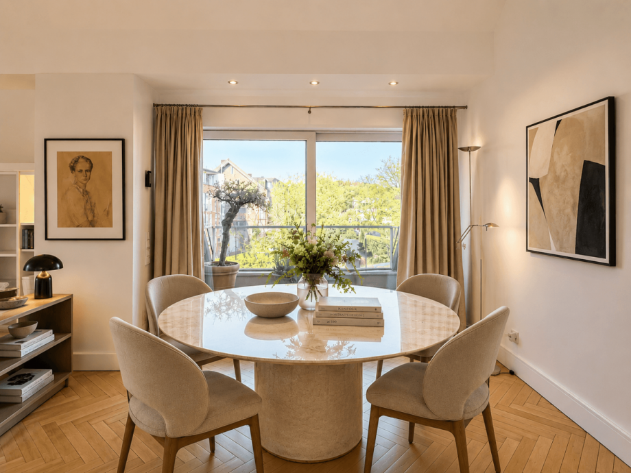 Essbereich - Renovierungsbeispiel Wohnung D�sseldorf