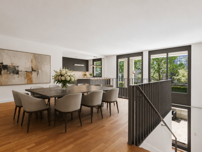 Esszimmer D�sseldorf Wohnung Duplexwohnung mit Hausgef�hl in diskreter Bestlage von D�sseldorf-Niederkassel