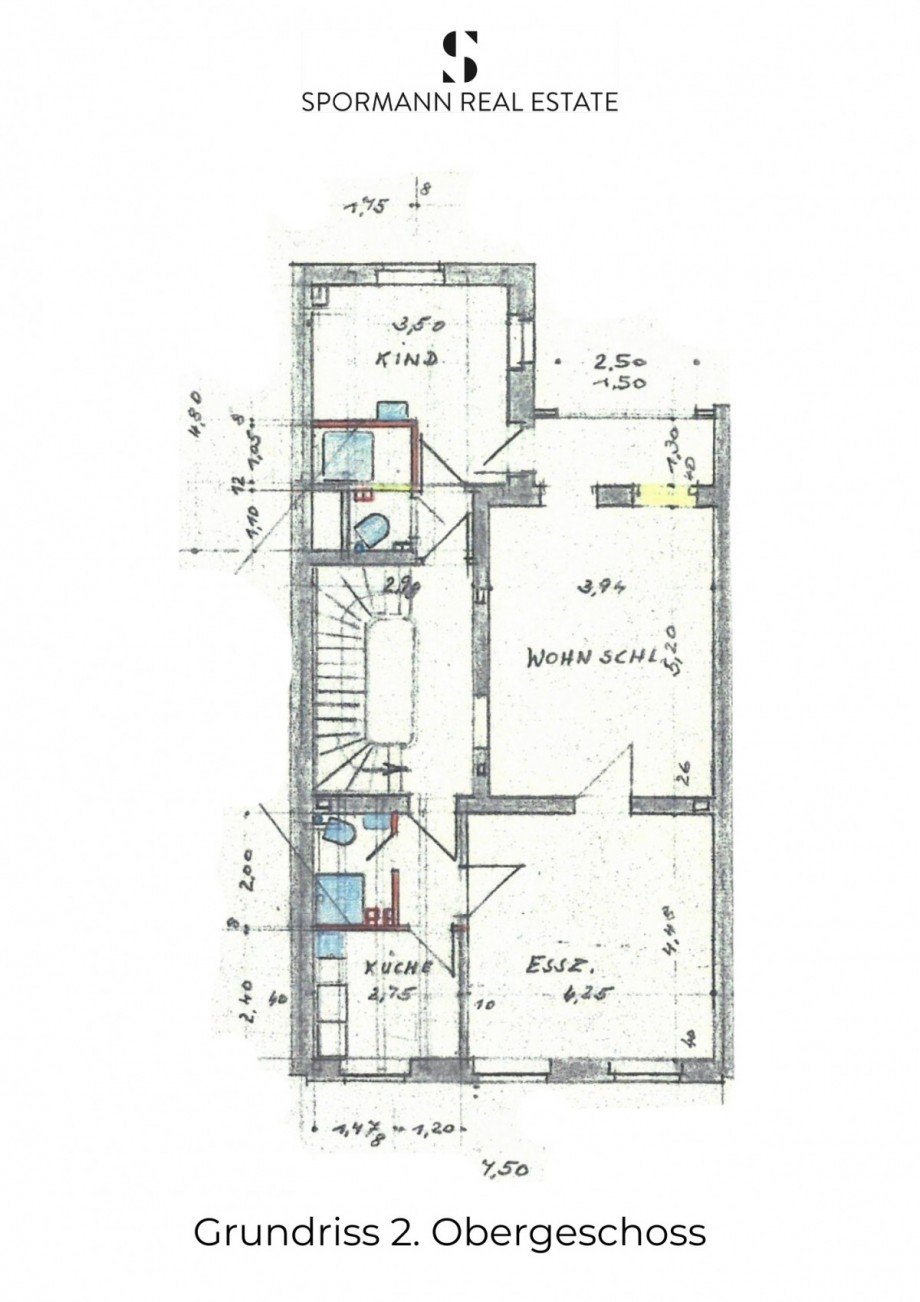 2. Obergeschoss Mehrfamilienhaus Duisburg