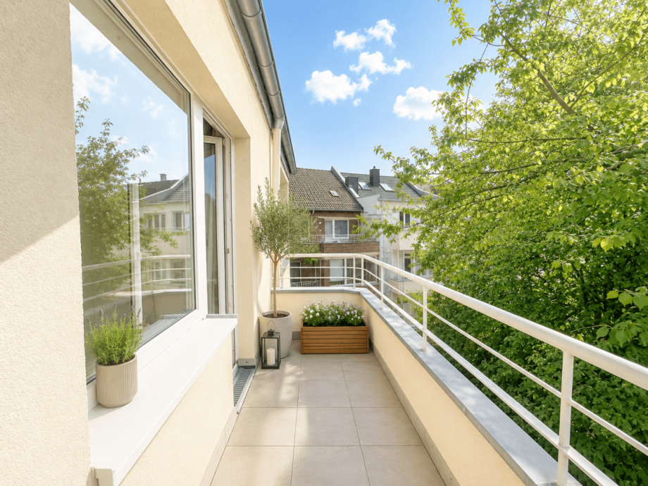 Balkon Etagenwohnung D�sseldorf