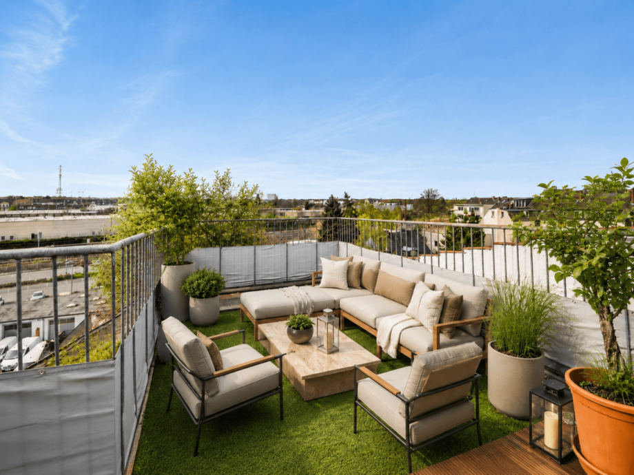 Dachterrasse Maisonettewohnung D�sseldorf