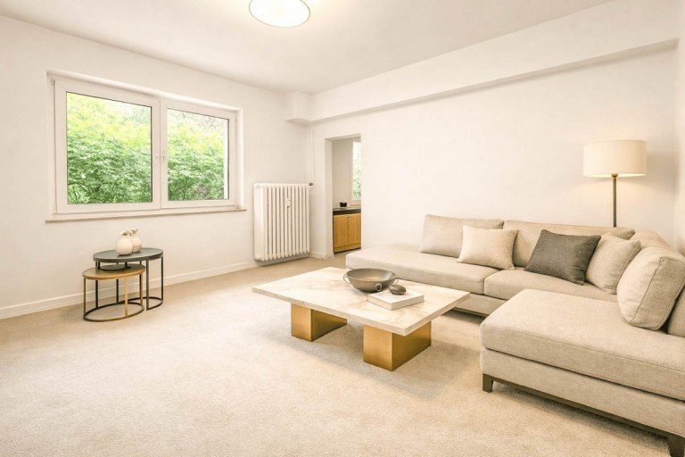 Wohnzimmer D�sseldorf - D�sseldorf - D�sseltal Wohnung Traumhafte Gartenwohnung mit einer tollen Aufteilung im herrlichen Zoo-Viertel!