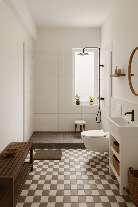 Beispiel Bad Etagenwohnung D�sseldorf