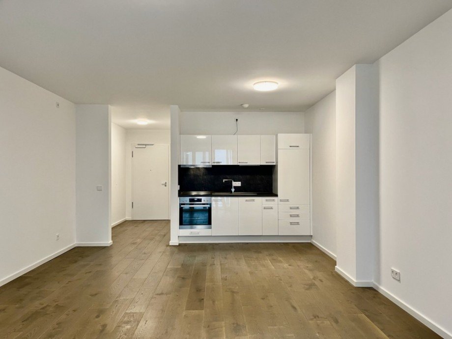 Blick zur K�che Etagenwohnung D�sseldorf