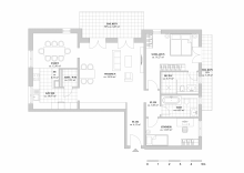 Grundriss RSS Hochwertige 4-Zimmer-Wohnung mit zwei Balkonen in gefragter Wohnlage